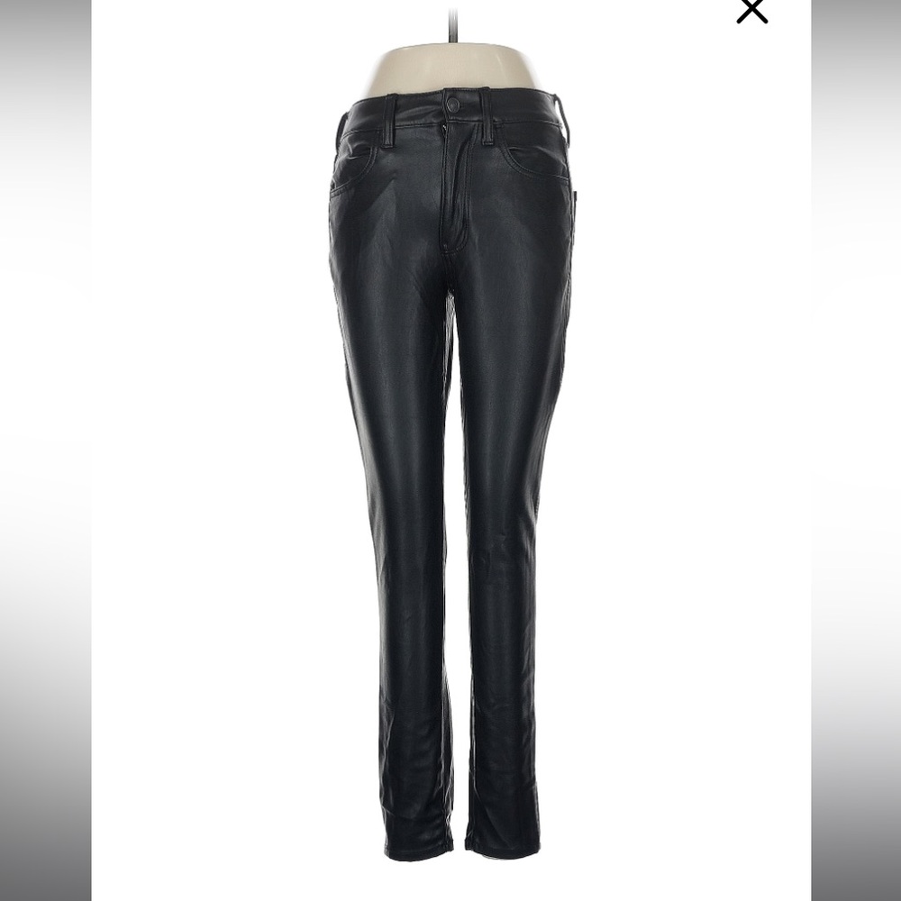 American Eagle Hi-Rise Leather Jeggings